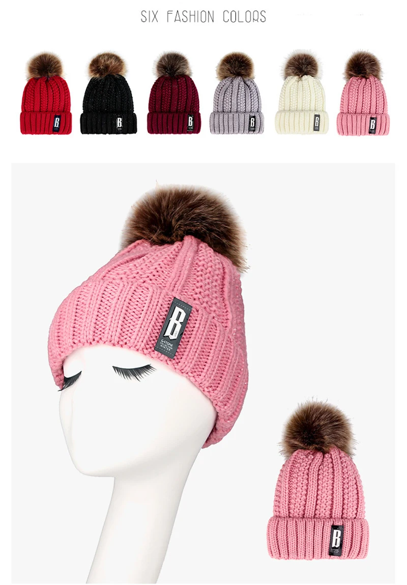 Зимние ушные наушники из акрила и бархата, Женские шапочки Skullies, повседневные уличные шапочки для верховой езды, ветрозащитная теплая шапка Beaine для женщин, зимняя шапка