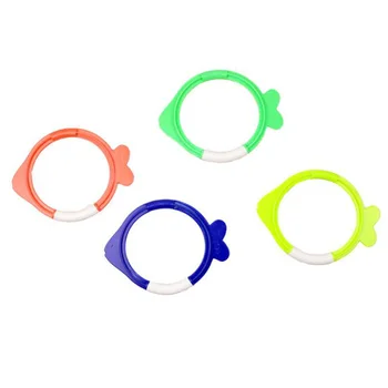 

Swimming Pool Kids Child Children Boy Dive Toy Water Dive Ring Grab Toy Fish Shape 4 in 1 Set Summer Aqua Game Outdoor
