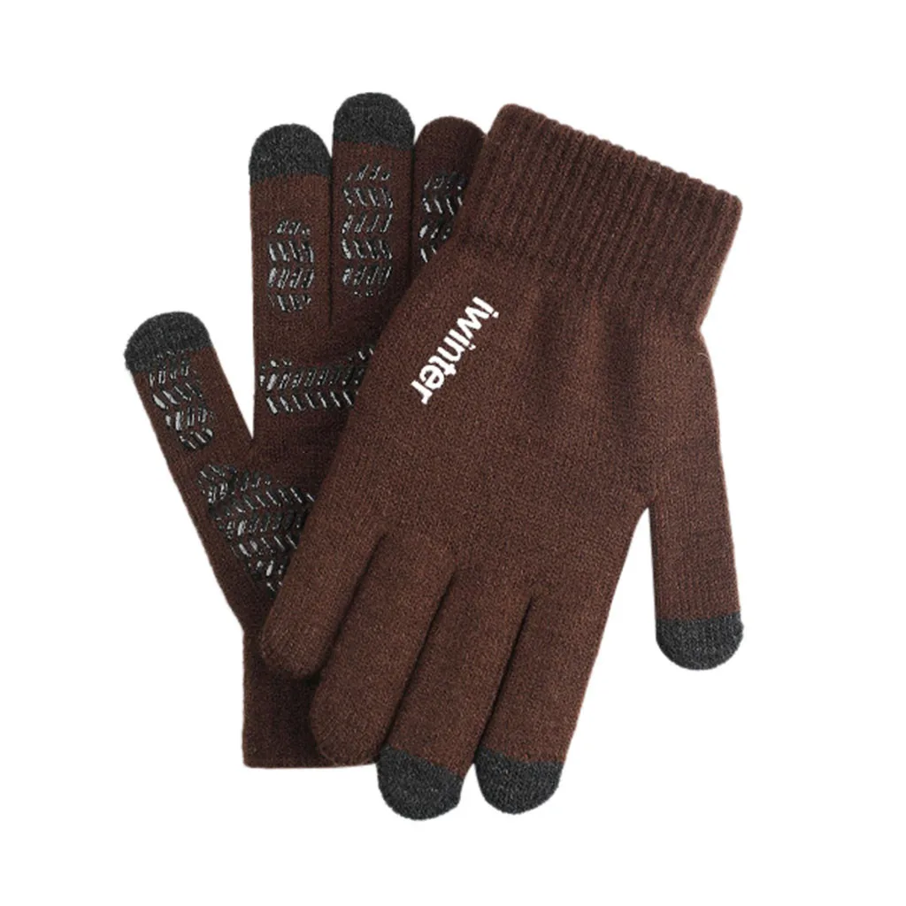Solid Color gloves Women Sports autumn Winter Outdoor Waterproof Extra-Insulated Gloves Casual Travel Keep warm handschoenen
