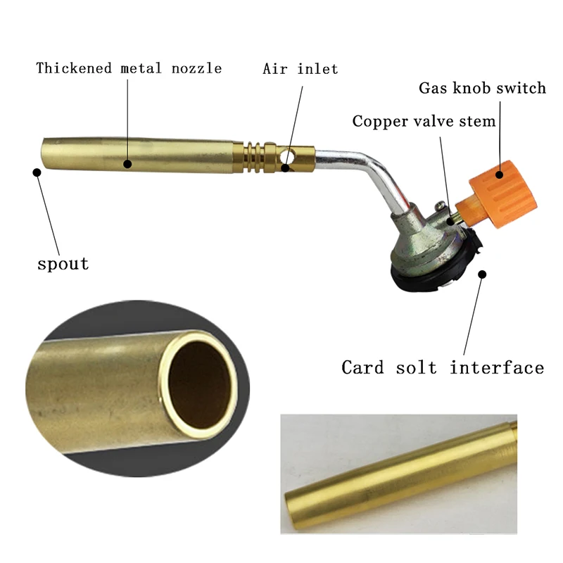 Портативный газовый сварочный фонарь, огнеметная горелка, Бутан, автоматическое зажигание, выпечка, огнеупорный газовый фонарь, Аэрограф, инструмент для барбекю на открытом воздухе