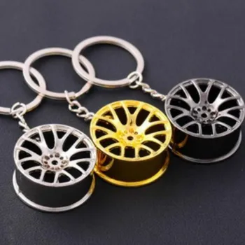 

Wheel Rim Key Chain Luxury Car Key Ring Keychain For Volkswagen BMW Audi Suzuki Honda Kawasaki HARLEY YAMAHA
