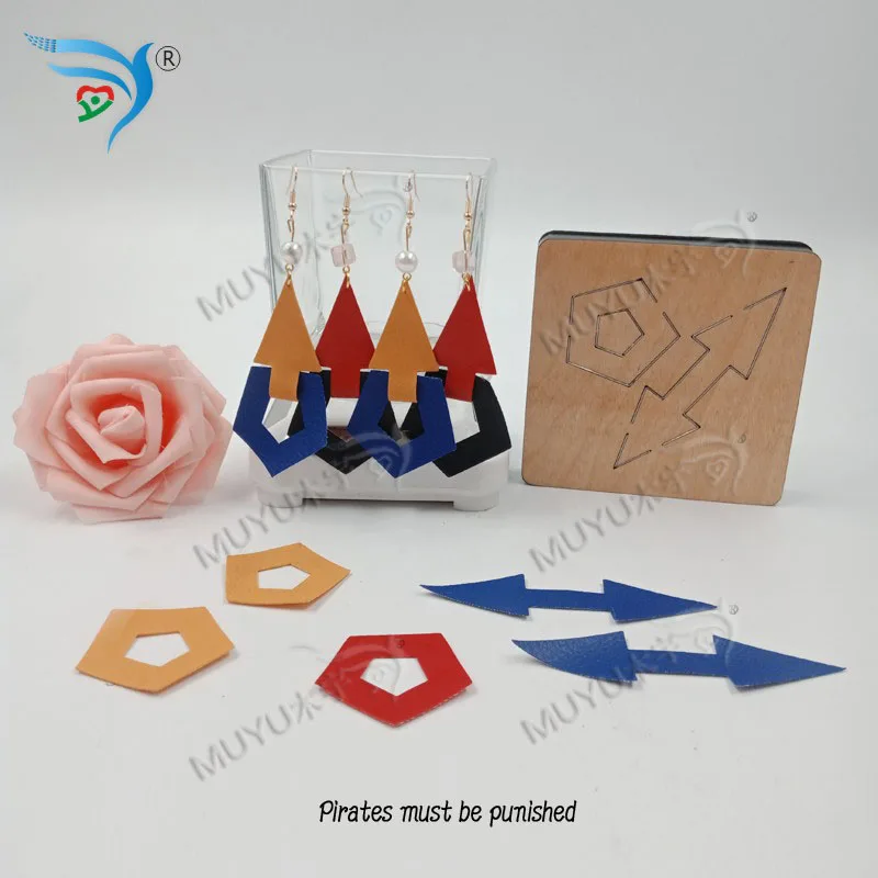 Многоугольная Подвеска для ушей-1 новая деревянная форма режущие штампы для скрапбукинга MY5543