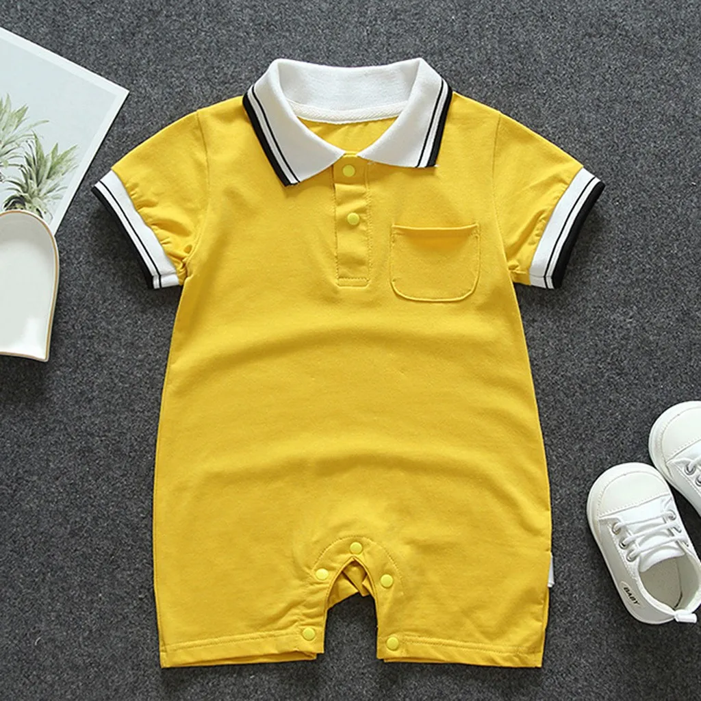 yellow polo jumpsuit