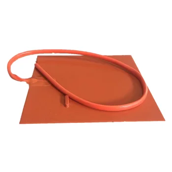 

220V 800W, 370*370mm silicone rubber heating pad with 100k thermistor and 3m adhesive