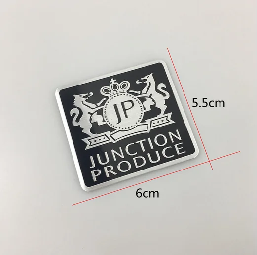 

3D Auto Modified Metal Junction PRODUCE JP Luxury VIP Trunk Side Seal Decal Sticker Badge Car Assessoires