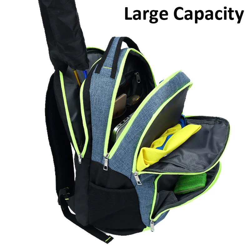 Износостойкая ткань Оксфорд бадминтон теннисные ракетки рюкзак дышащая сумка для хранения сумка для игры Сквош теннисные ракетки туристические рюкзаки сумки