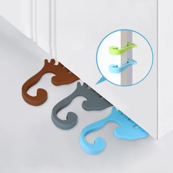 

2Pcs Protection Baby Safety Door Stopper Multi-function Door Stop Guards Child Lock Anti-pinch Hand Child Security Lock