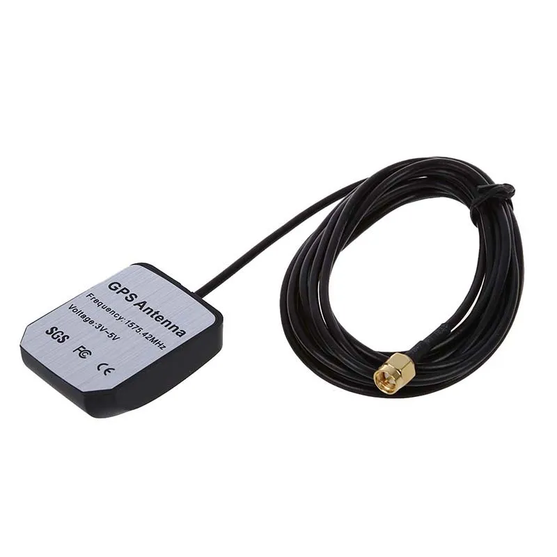 Beauneo RP-SMA Male GPS Antenne active cable Connecteur Adaptateur 3-5V 