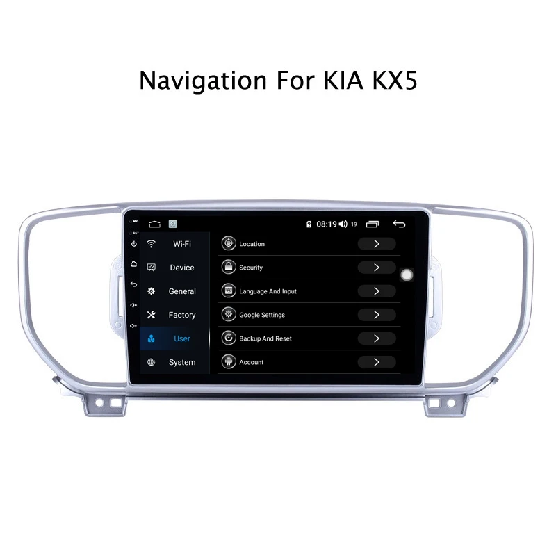 Ectwodvd 9 дюймов Andriod 8,1 автомобильный DVD gps для Kia Sportage- KX5 4G ram 64G rom CarPlay DSP 4G LTE с wifi
