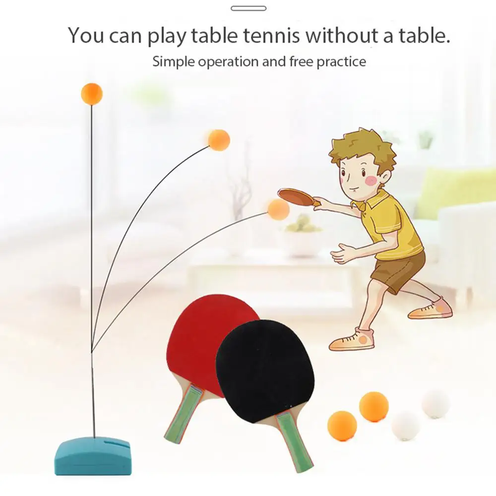 Тренажер для настольного тенниса мягкий вал мячи для Pingpong тренировочные инструменты для детей и взрослых игрушки для детей домашние рождественские подарки