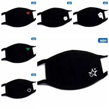 

1 PC Male Female Dustproof Cotton Cartoon Cute Masks Anti-Fog Facial Cover Breathable Face Mask Dropship New Arrival