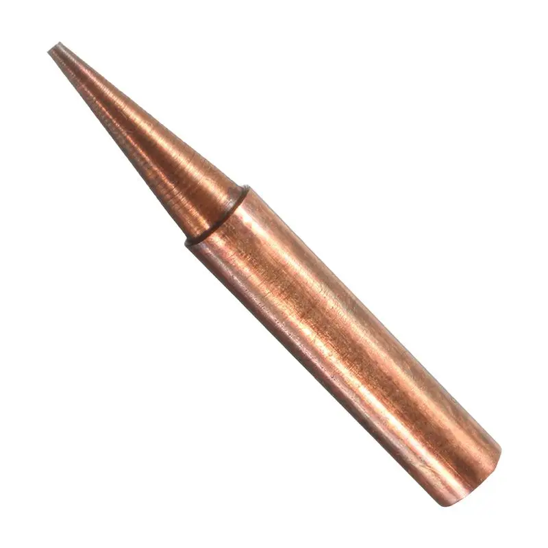 10 Pure Copper Soldering Solder Iron Tip For 900M Series 852D Iron Hot Air Gu TP 