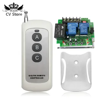 

Universal RF High Power DC12V Wireless 315MHz 3keys Remote Control With 380V Controller Set Learning Code For Electric Door