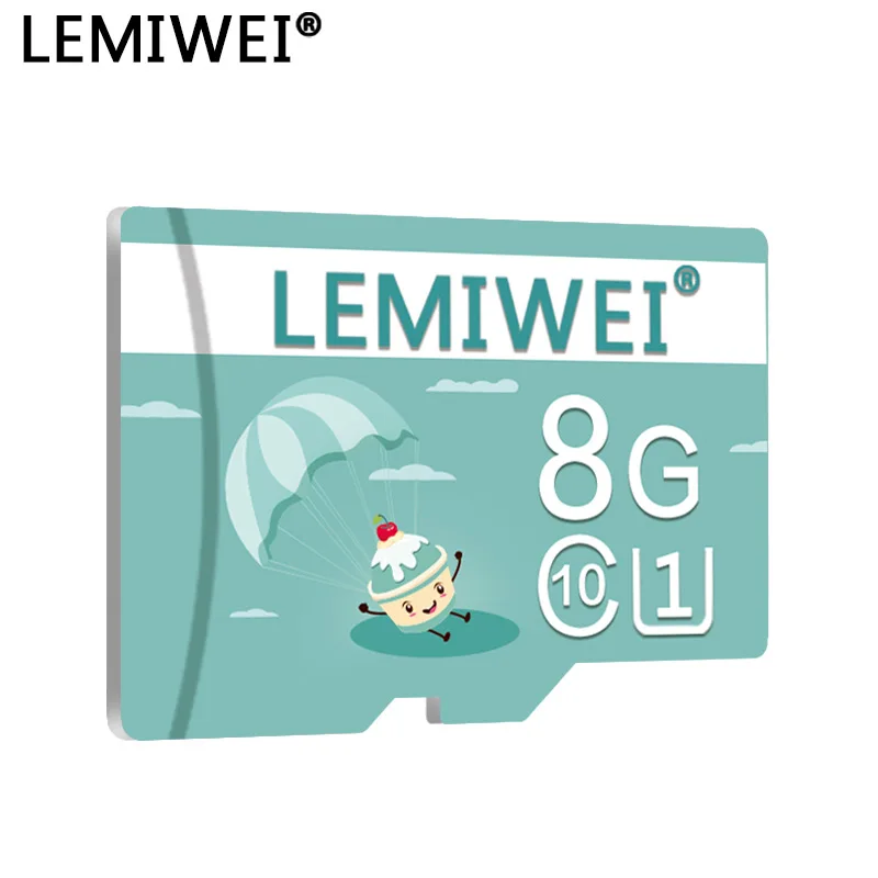 Lemiwei Memory Card 64GB 32GB High Quality Phone T Flash 16GB 8GB Summer Ice Cream Class 10 U1 UHS-I TF | Компьютеры и офис