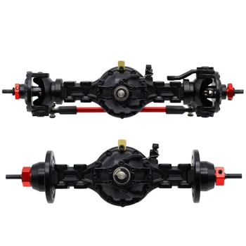 

High Quality CNC Metal Alloy Front Rear Medium Differential Axle Built-in Gear For 1/14 Tamiya Tow Drag Truck RC Upgrade Parts