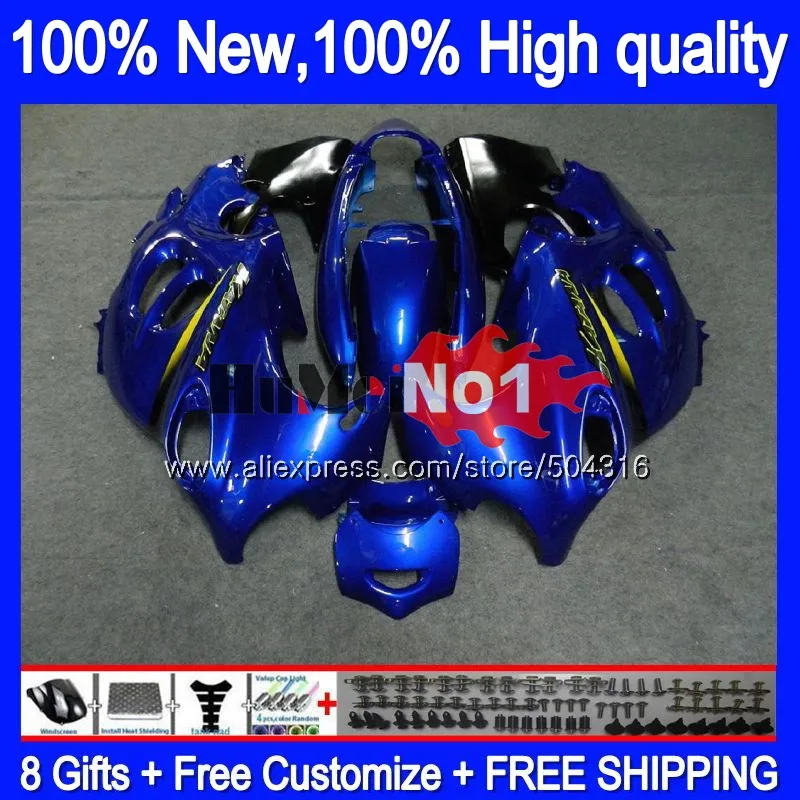 Корпус для SUZUKI Катана GSX600F GSXF 600 750 13MC. 23 GSXF750 GSXF600 2003 2004 2005 2006 2007 03 04 05 06 07 глянцевый синий обтекатель