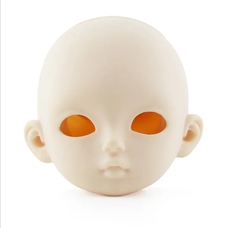 Bjd обнаженная кукла тело SD кукла хед1/3 BJD кукла аксессуары для макияжа куклы голова с глазами детские игрушки «сделай сам» для девочек - Цвет: Head without make up