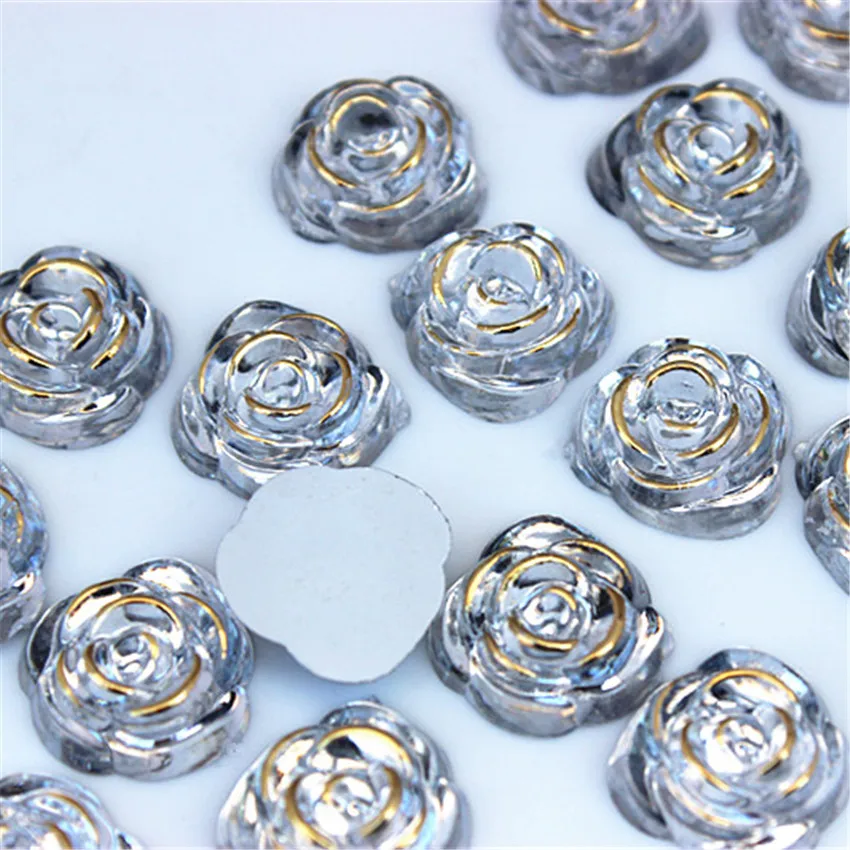 100 шт. круглые стеклянные бусины Micui ZZ110 15 мм|flatback rhinestones|crystal flatback rhinestonesflatback crystal