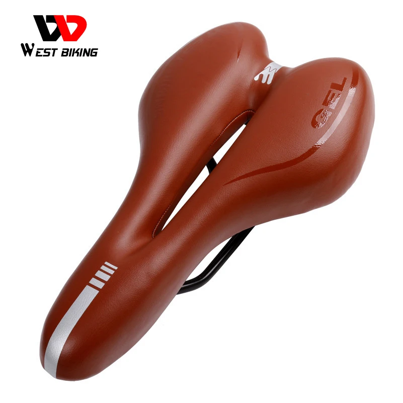 WEST BIKING седло для велосипеда профессиональное удобное дышащее ажурное