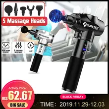 Усилитель 9 передач массажер-пистолет беспроводной стимулятор мышц глубокий массажер ткани устройство Расслабление тела похудение формирование боли