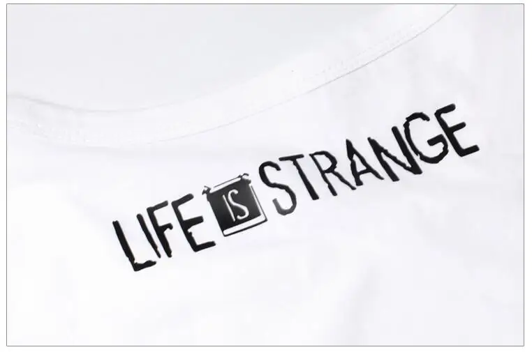 Новая летняя брендовая одежда Life Is Strange, Мужская футболка с круглым вырезом и принтом, хлопковая модная футболка с длинным рукавом