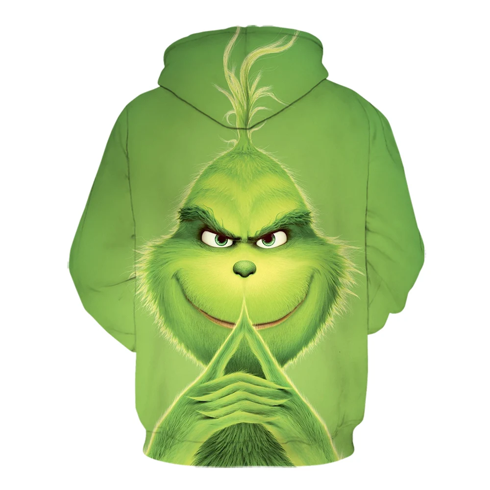 Hot Movie Grinch 3D Printed Sweatshirts Mens Hoodies Unisex Tracksuits Fashion Pullovers Streetwear funny Hoodie men