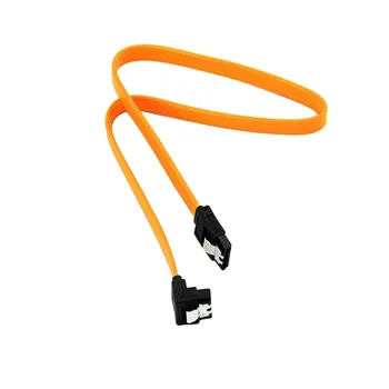 

45CM 3.0 III 3 6Gb / s SSD Hard Drive Data Direct / Right Angle Cable SATA 3 Cable Flat Data Cable for HDD SSD