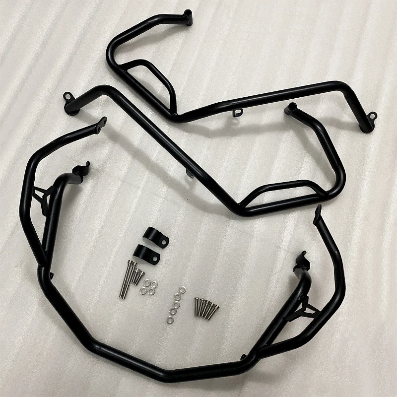 Motorcycle Upper&Lower Engine Guard Bumpers Crash Bar Stunt Cage Protector For 2017 2018 2019 Honda X-ADV XADV X ADV 750 (3)