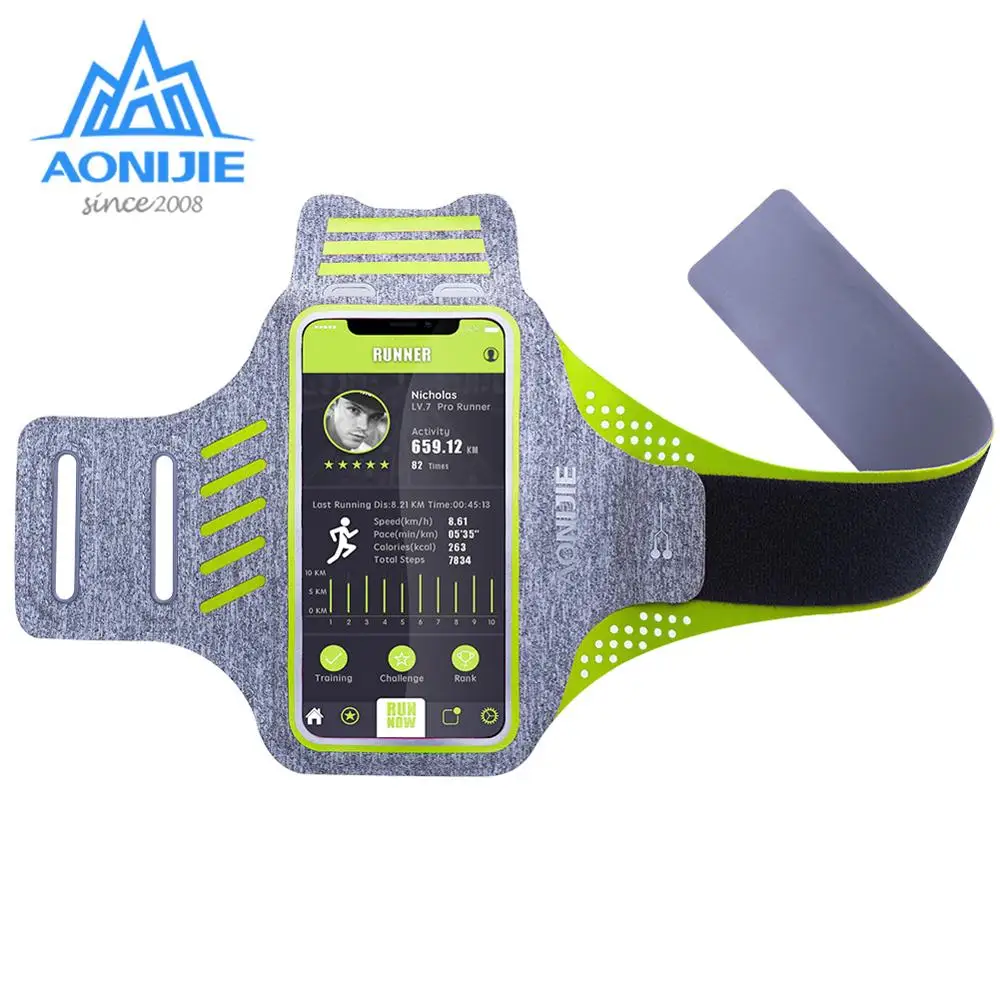 AONIJIE A891 Cell Mobile Phone Armband Holder Sports Running Arm Bag Case Band For Jogging Fitness Gym Workout | Спорт и развлечения