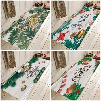 

Creative 3D Printing Christmas Mat Hallway Carpets and Rugs for Bedroom Living Room Carpet Kitchen Bathroom Anti-Slip Floor Mats