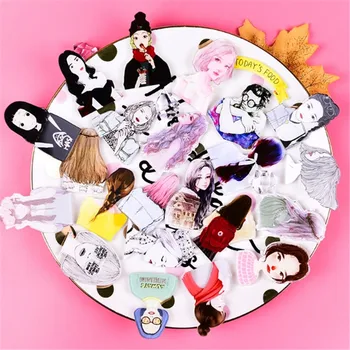 

1PCS Fashion urban girl Cartoon Icons on The Pin Kawaii Icon Badge Bacges on Backpack Badges for Clothing Acrylic Badges Z219