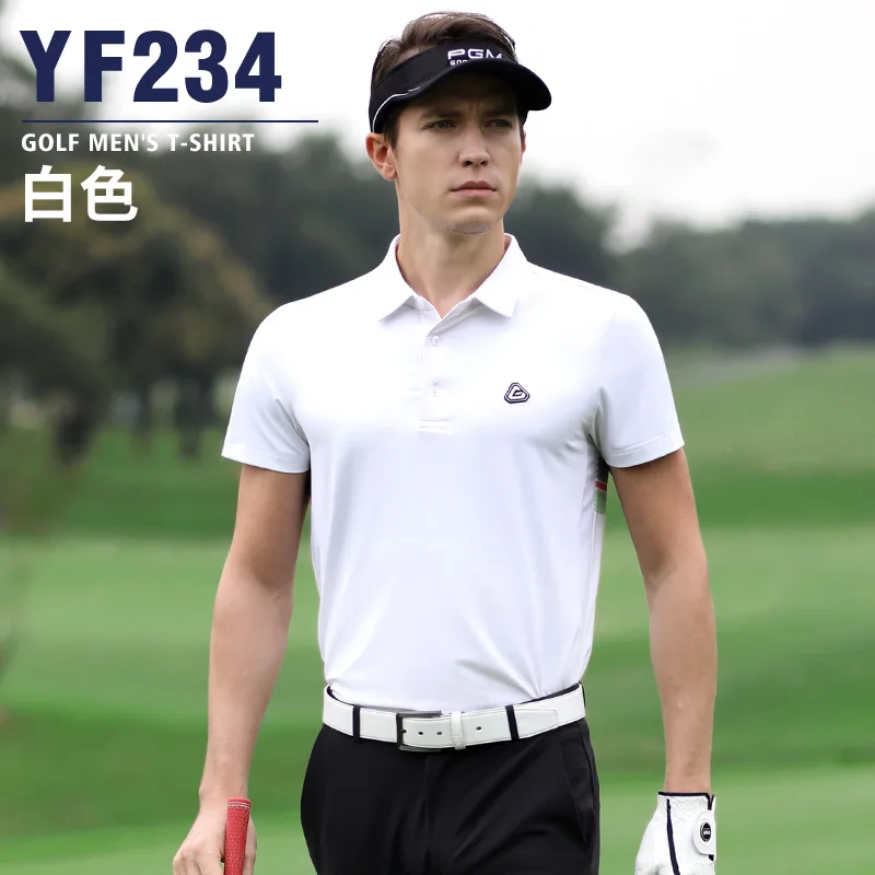 PGM Весенняя и летняя одежда для гольфа мужская футболка с короткими рукавами
