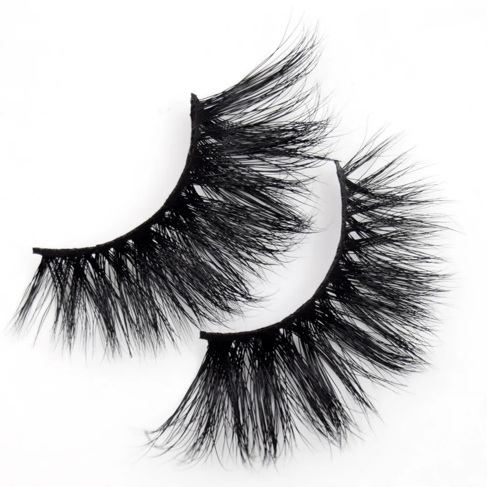 visofree 3d mink lashes natural 25mm lashes for beauty makeup false eyelashes Full Strip lash extension supplies E59