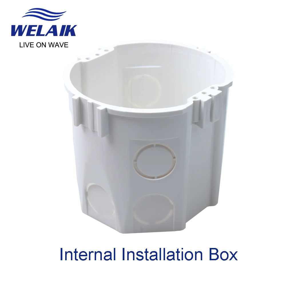 WELAIK EU Electrical-installation boxes White Plastic Flame-retardant ABS EU Installation-Box A101W