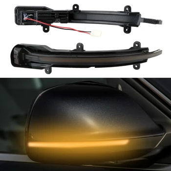 

2pcs Side Rearview Mirror Indicator Blinker LED Dynamic Turn Signal Light For Audi Q5 SQ5 8R 2010-2017 Q7 Facelift 2010-2015