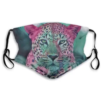 

A Leopard with A God Anti Pollution Mask for Kids Women Man Comfort Dustproof Mouth Mask with Activated Carbon Filters PM2.5 Air