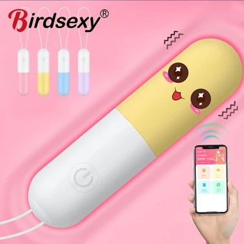 Sex Toys Bluetooth Dildo Vibrator for Women Wireless APP Remote Control Wearable Vibrating Egg Panties