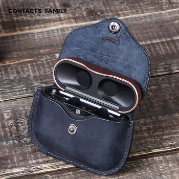 

Luxury Headphone Case for Sony Wf-1000xm3 High Quality Genuine Leather Anti-fall Case Shell for Sony Wf-1000xm3 Headphone