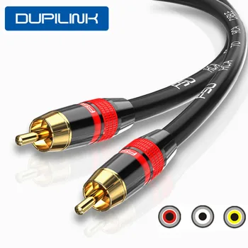 

DUPILINK RCA to RCA Cable SPDIF Digital Coaxial Audio AV Cable RCA connector for TV DVD Soundbar Speaker Subwoofer Amplifi Phono