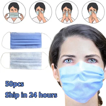 

Disposable Masks Anti Virus Protective Mask Mouth Face Mask Level 99.9% Filtration Mouth Cover Dust Masks 24&48 hour Fast Ship