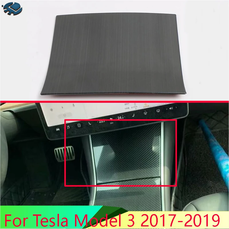 

Для Tesla Model 3 2017-2019 автомобильные аксессуары из нержавеющей стали панели для прикуривателя декоративные панели аксессуары