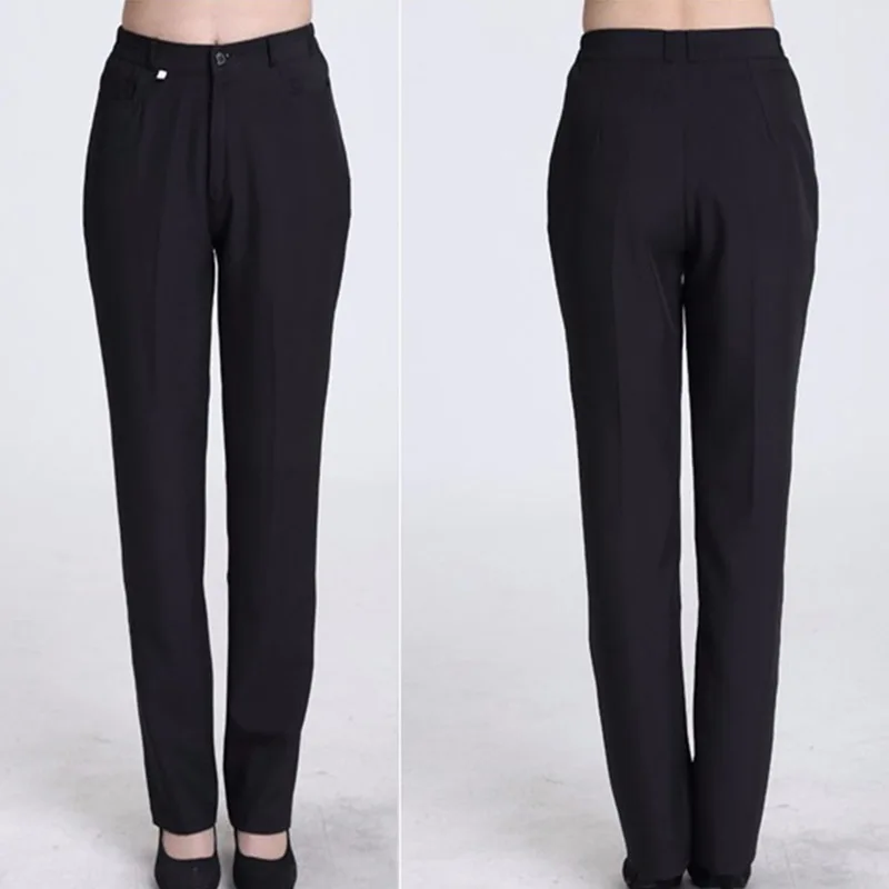 

Waiters Cultivate one's morality Black pants Work Wear Uniforms Female Best Chef Pants Hotel Restaurant Kitchen Trousers