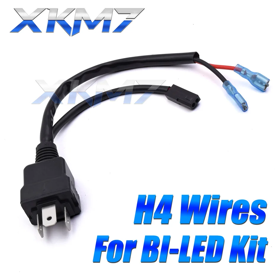 H4 9003 LED Connector Relay Harness Wires For BI-LED Projector Lens Adapters Cable Wiring | Автомобили и мотоциклы