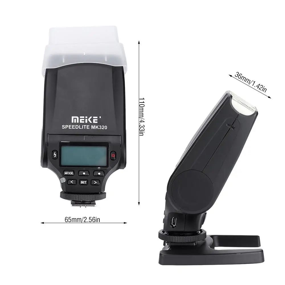 MEIKE MK320-C флэш-ttl Вспышка Speedlite для цифровой однообъективной зеркальной камеры Canon EOS 5DII 6D 7D 40D 50D 60D 70D 550D 600D 650D 700D 580EX 430EX камеры
