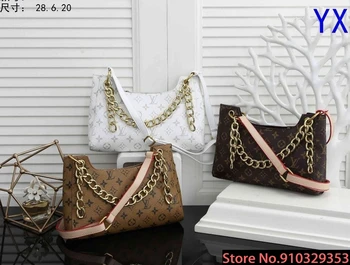 

Luxury Louis Vuitton LV- Leather Handbags Women Bags Designer Brand Women's Shoulder Bags Large Capacity Ladies Hand Bags L462