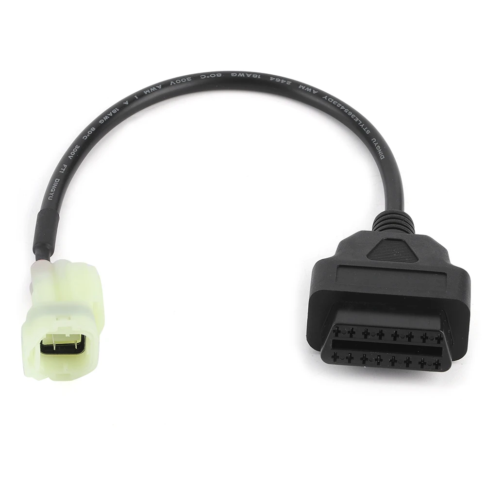 OBD2 до 3 Pin Диагностический Кабель адаптер для мотоцикла Запчасти обнаружения