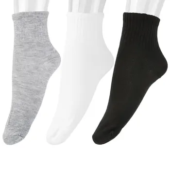

New 1 Pair Men's Socks Low Cut Crew Ankle Soft Cotton Winter Casual Crew Knitted Sock 2019