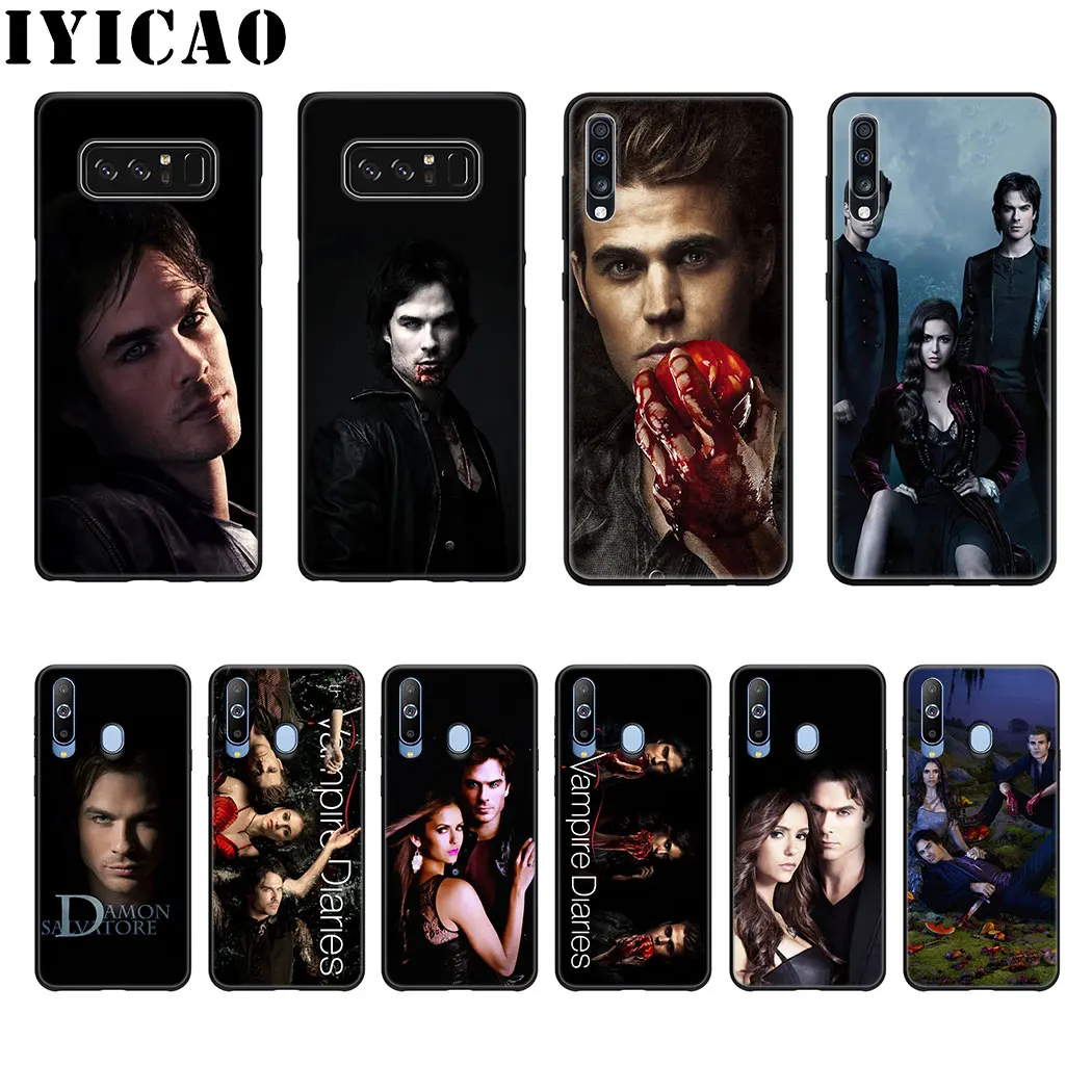 Мягкий силиконовый чехол Дневники вампира из ТПУ для Samsung Galaxy Note 10 Plus A50s A40s A30s A20s