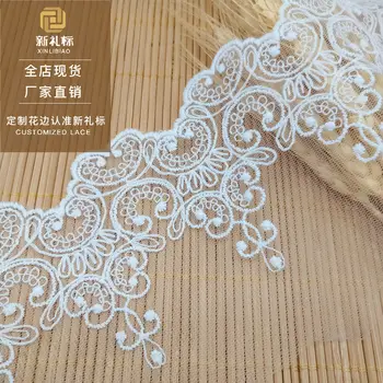 

Transparent mesh lace embroidery cotton mesh lace embroidery