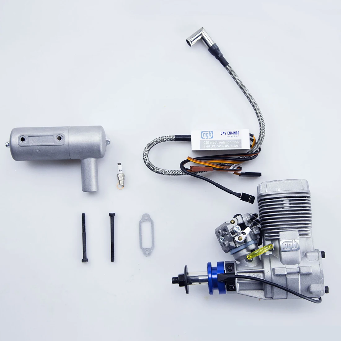 Ngh GT25 25cc одноцилиндровый двухтактный бензиновый двигатель с воздушным охлаждением для дрона с неподвижным крылом